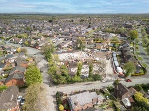 Povey Road Aerial View