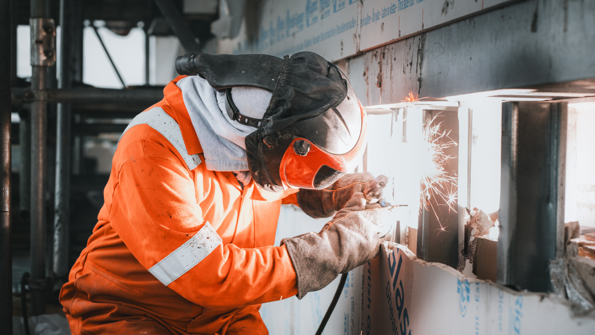 Construction person working